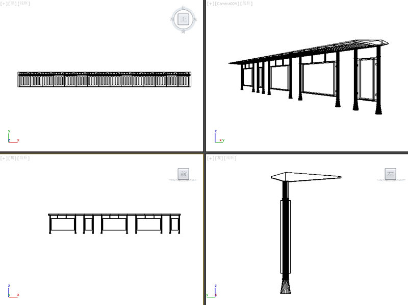 大型城市公交候車(chē)亭