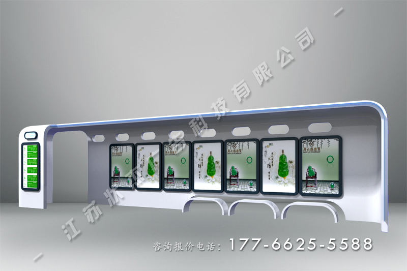 公交站候車(chē)亭圖片