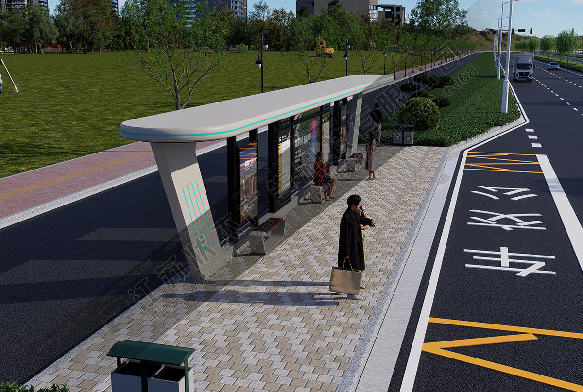 加長型智能公交候車亭招標(biāo)