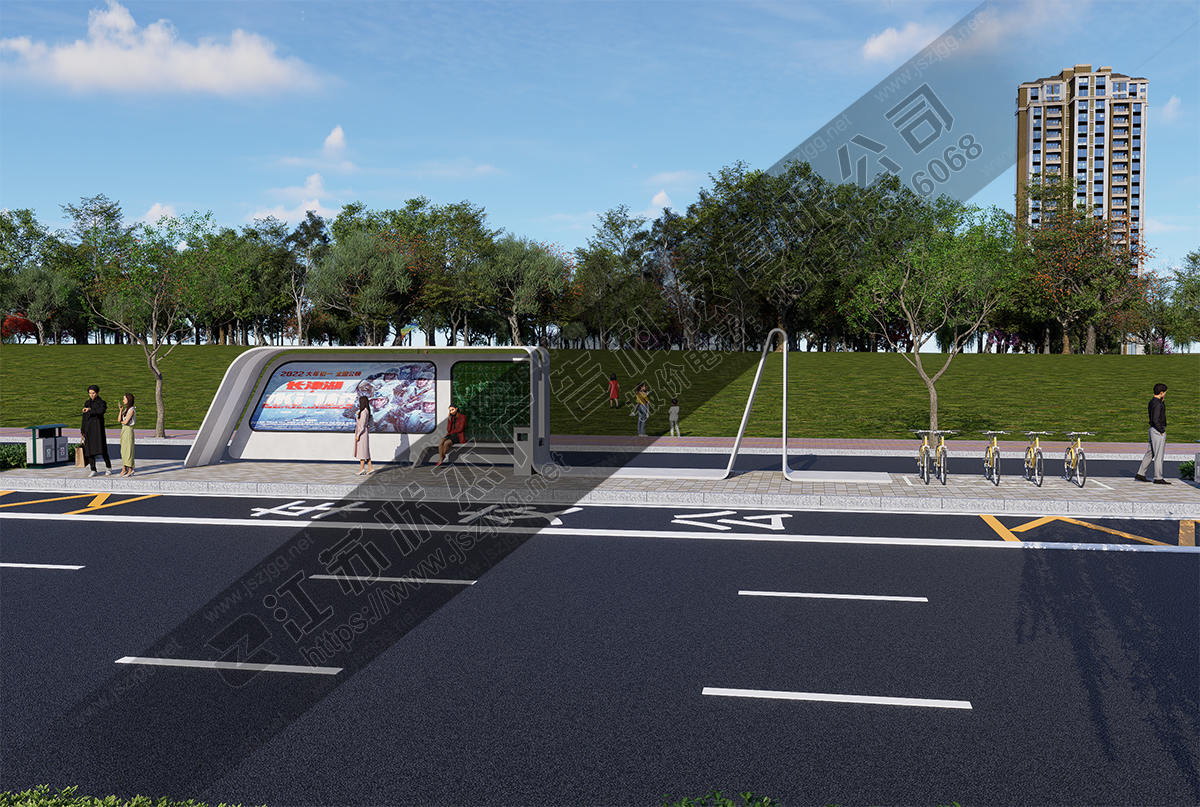 城市公交候車(chē)亭