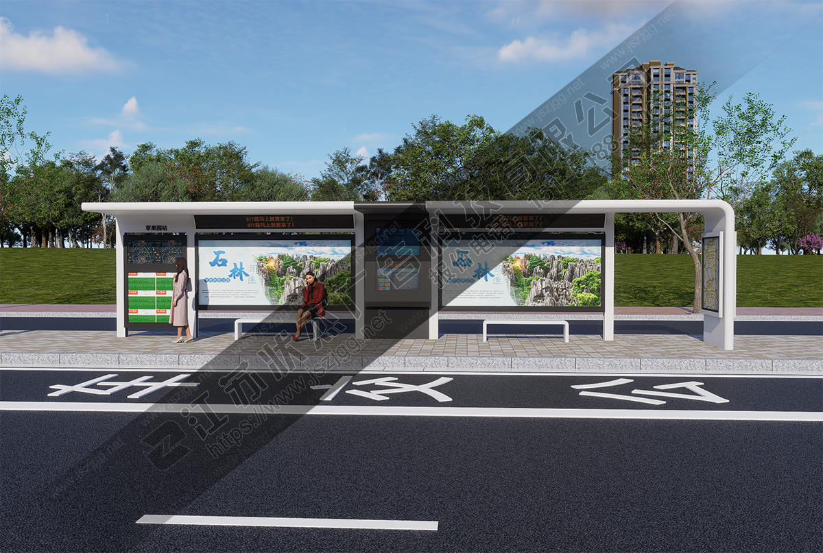 公交車站臺候車亭生產(chǎn)廠家