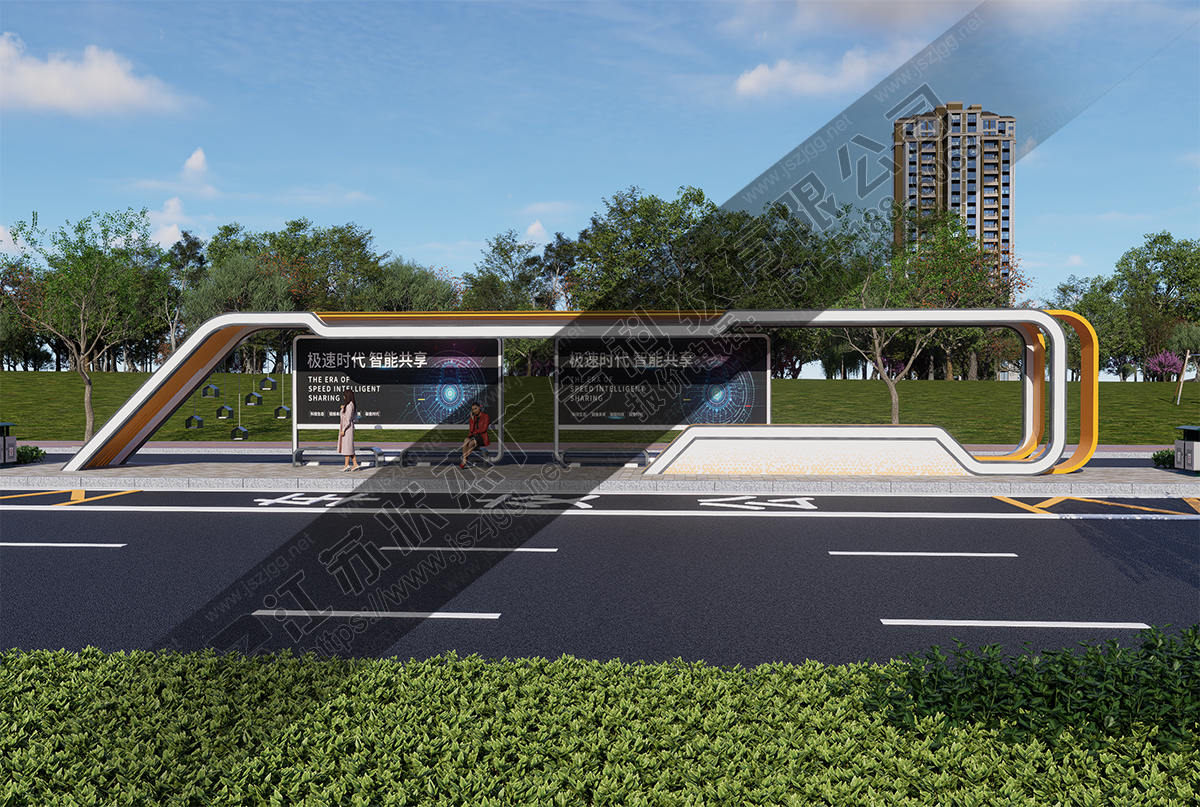 加長公交車站候車亭