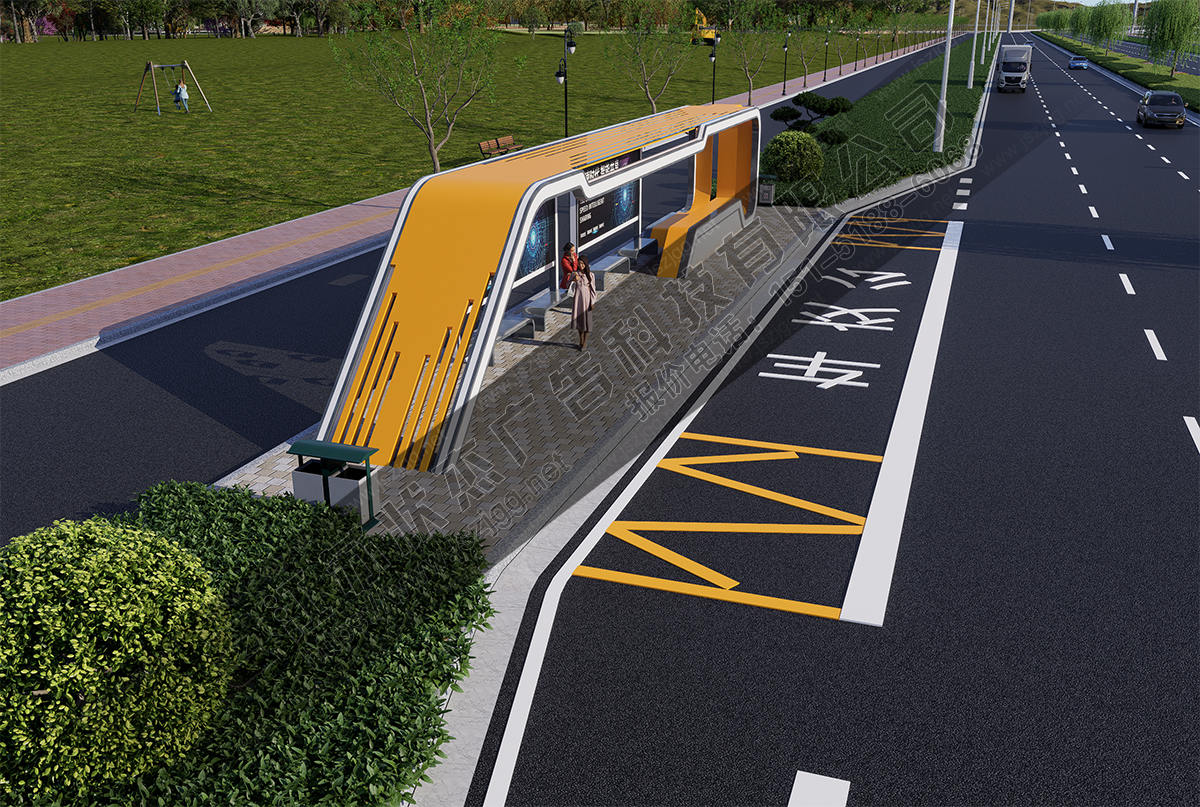 加長公交車站候車亭